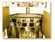Fokker F100 Cockpit